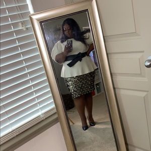 Ashley Stewart Plus size sequin pencil skirt